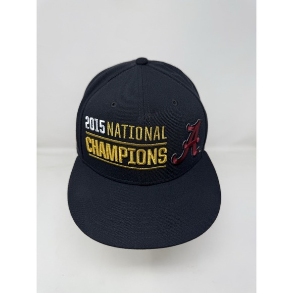 Men's Alabama Crimson Tide Nike 2015 Football National Champions Snapback Cap - Picture 2 of 8